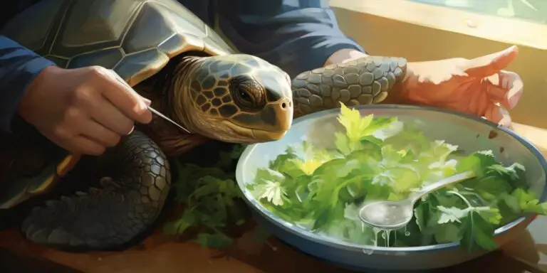 Comment faire manger une tortue malade